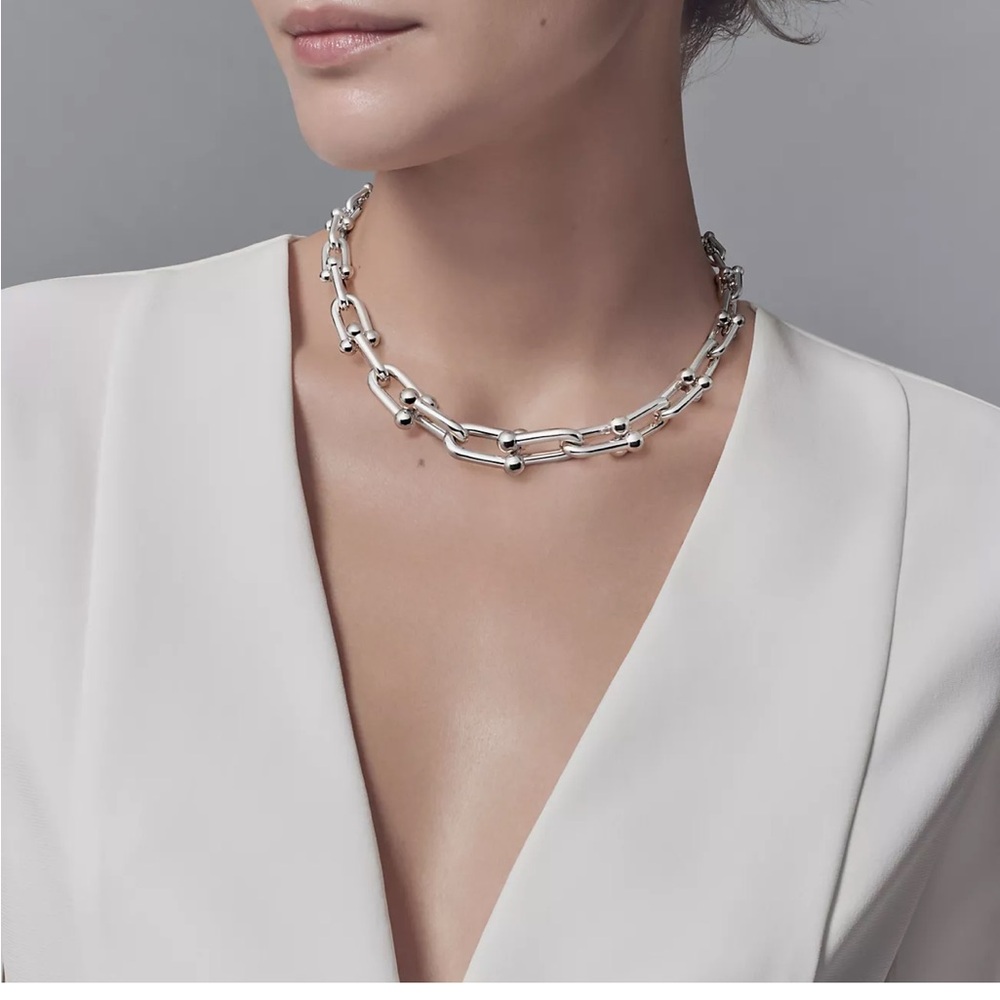 Tiffany HardWear
Graduated Link Necklace